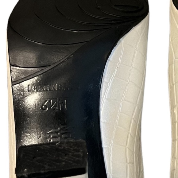 TIMOTHY HITSMAN Vintage Preppy Classic Women's Heels White Size 6.5 M - Picture 8 of 10